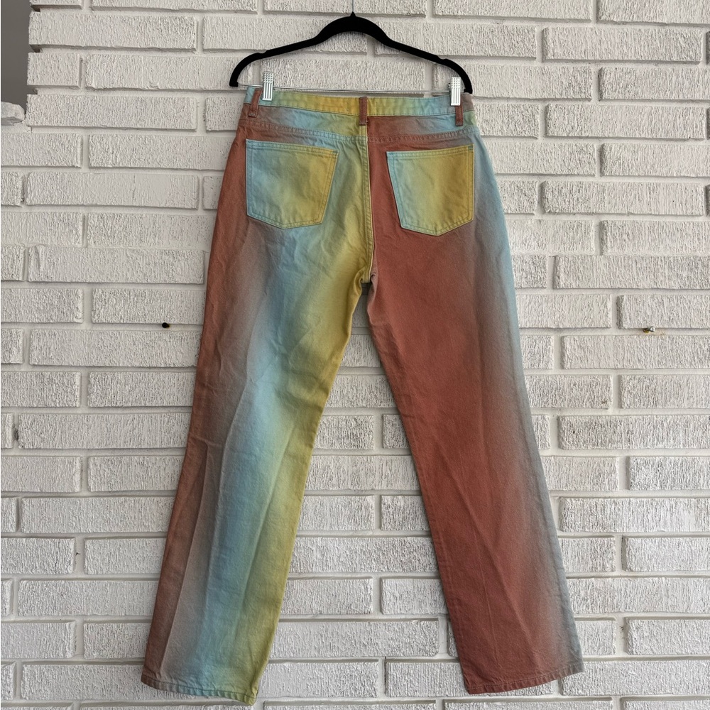 Zara Colorful Gradient Jeans - Picture 3 of 3